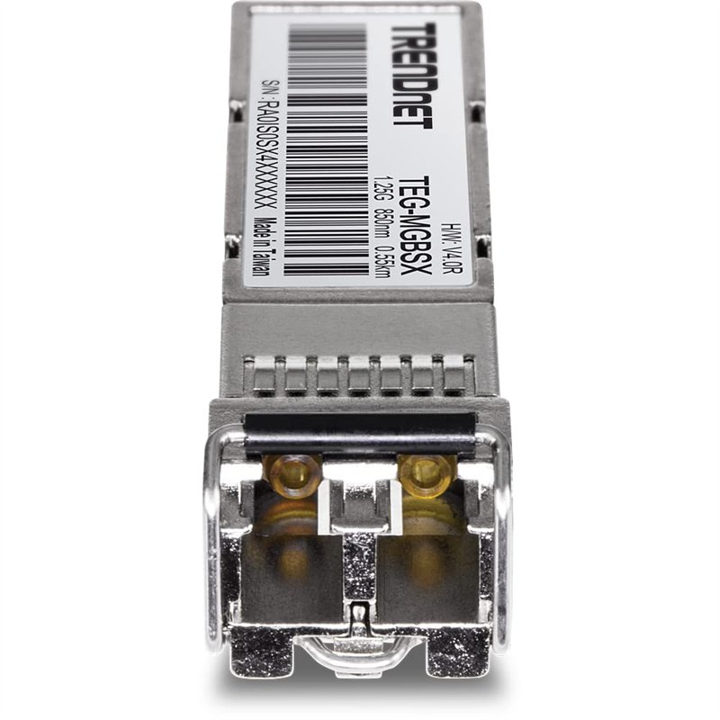 Image secondaire de TRENDnet Module LC multimode SFP (550 m), transmission jusqu'à 550 m, prend en charge jusqu'à 1,25 Gbit/s, conforme à SFP/MSA, T