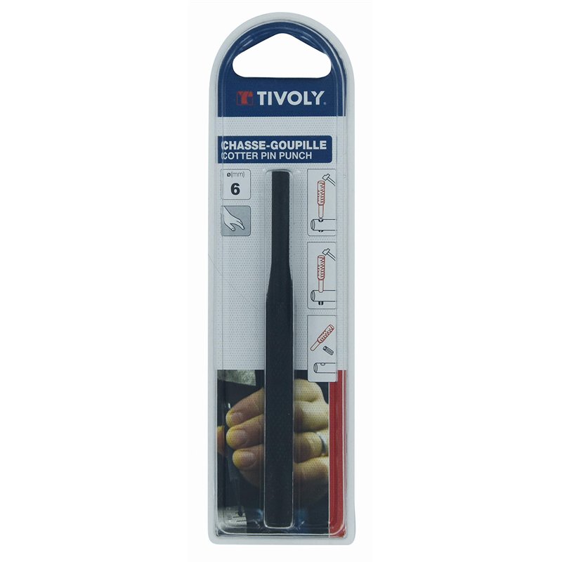 Image secondaire de TIVOLY 11101020400 - Botador de clavijas para diametros de 4 mm largo 100 mm