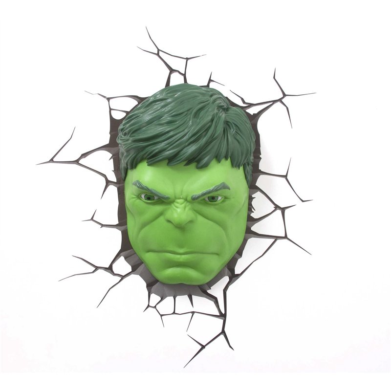 3D Light FX Marvel Hulk 3D Deco Applique Murale à LED