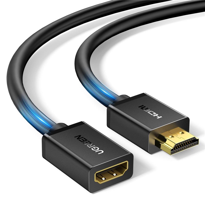 UGREEN Rallonge HDMI Câble Extension Mâle vers Femelle Câble HDMI 4K 60Hz High Speed Ethernet 18Gbps HDR 3D ARC Compatible avec