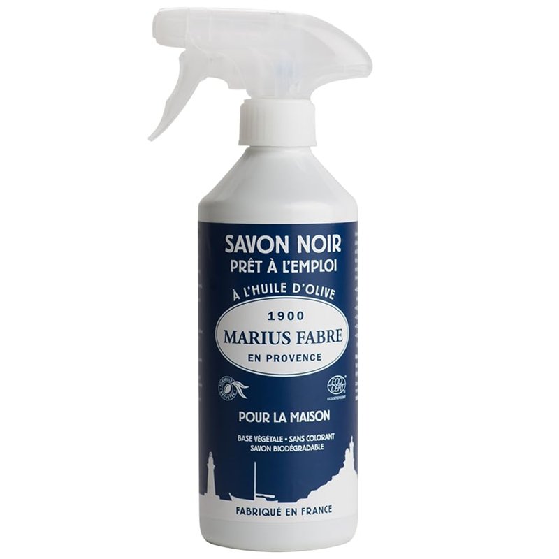 MARIUS FABRE - Savon Noir Liquide à l'Huile d'Olive - Nettoyant Multi-Usages, 100% d'Origine Naturelle - Fabrication Traditionnelle