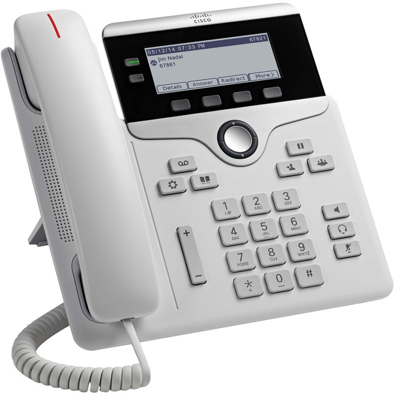 Cisco IP Phone 7821 téléphone Fixe Blanc 2 Lignes