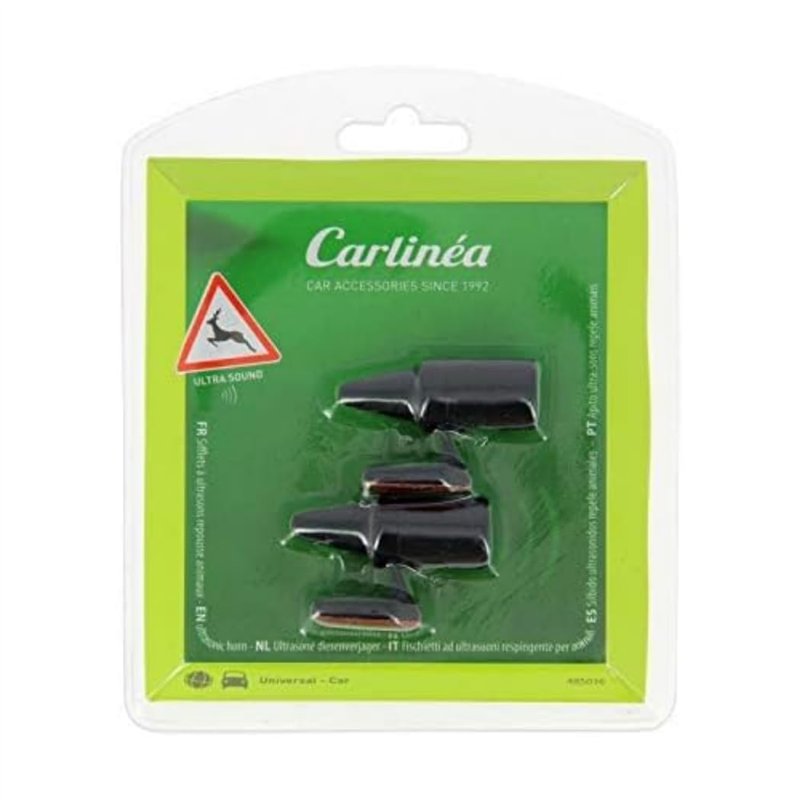 CARLINEA 2 Sifflets Anti-Gibier, Avertisseurs Ultrasons, à fixer sur le véhicule