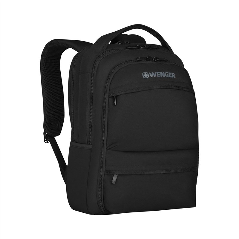 WENGER Fuse Sac à Dos pour Ordinateur Portable 15,6 Pouces avec Poche pour Tablette Tactile 10 Pouces, Système d’Organisation, 1