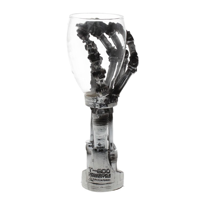 Nemesis Now - Gobelet à Main Terminator Argent 19 cm