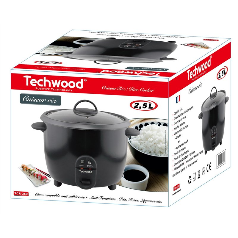 Image secondaire de Techwood TCR-259 Cuiseur Riz 2,5 L