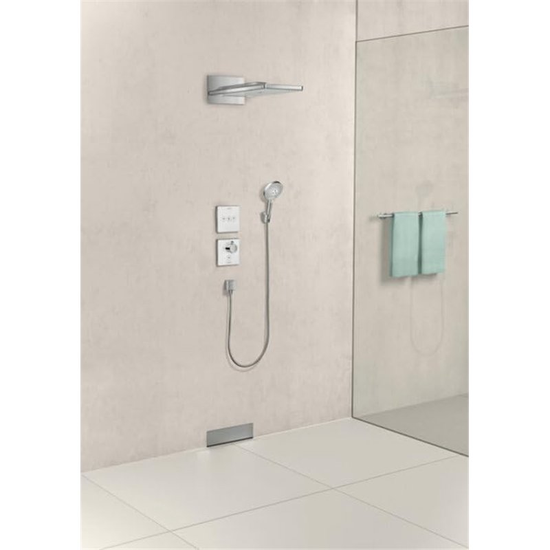 Image secondaire de hansgrohe Rainmaker Select Douche de tête 580 3 jet, blanc/chromé, 24001400