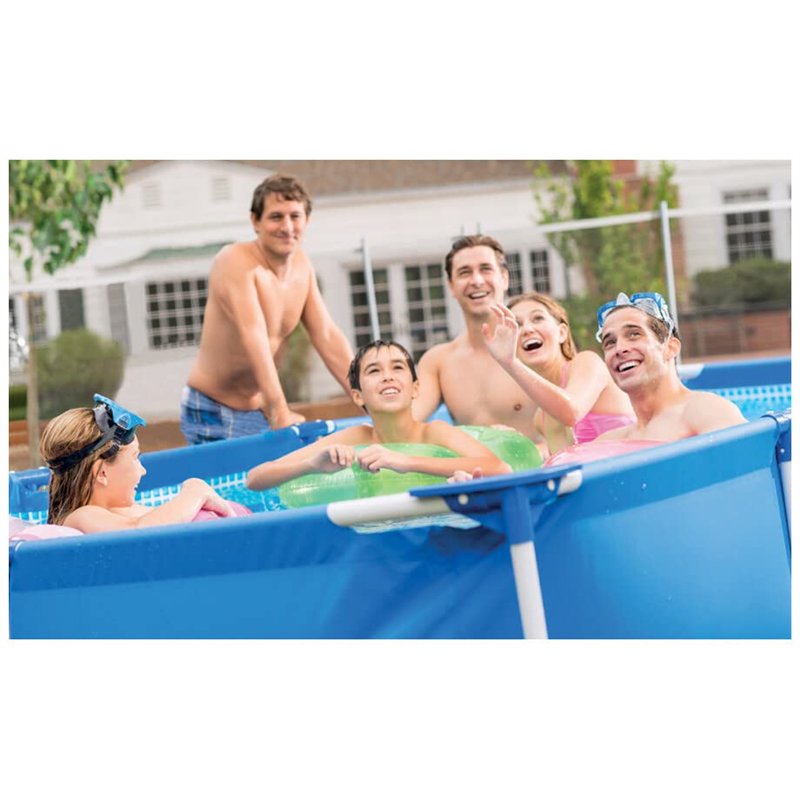 Image secondaire de Intex kit Piscine Metal Frame Junior rectangulaire Tubulaire (l) 3,00 x (l) 2,00 x (h) 0,75m