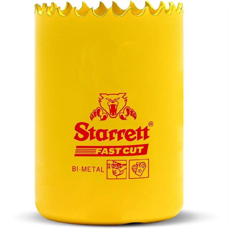 Starrett 63 FCH060 – Couronne pour carotteuse 60 mm) couleur jaune