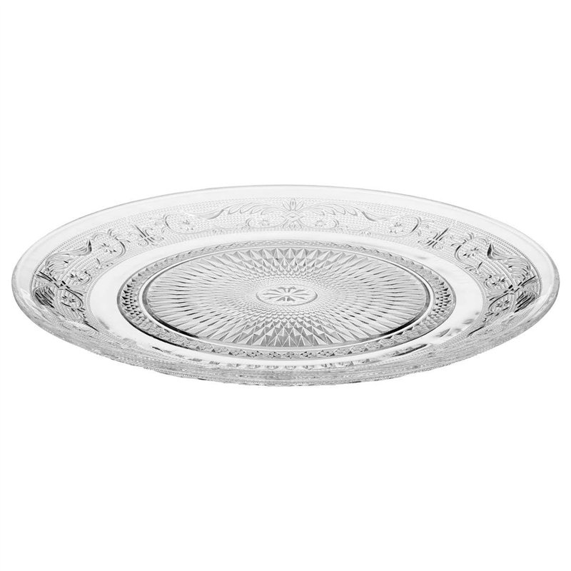 Secret de gourmet Assiette Plate Transparente Renaissance - Diam. 25 cm