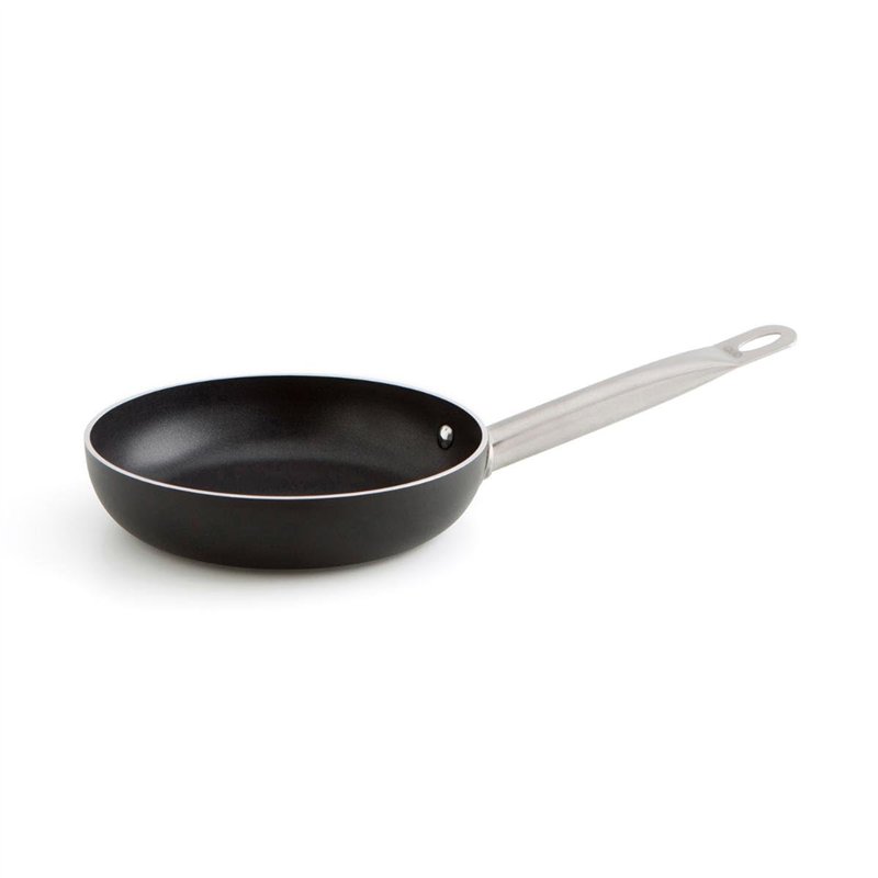 Quid 7554011 – Poêle 22 cm Pro Chef Alum, Couleur Noir et Acier, 60 x 50 x 10 cm