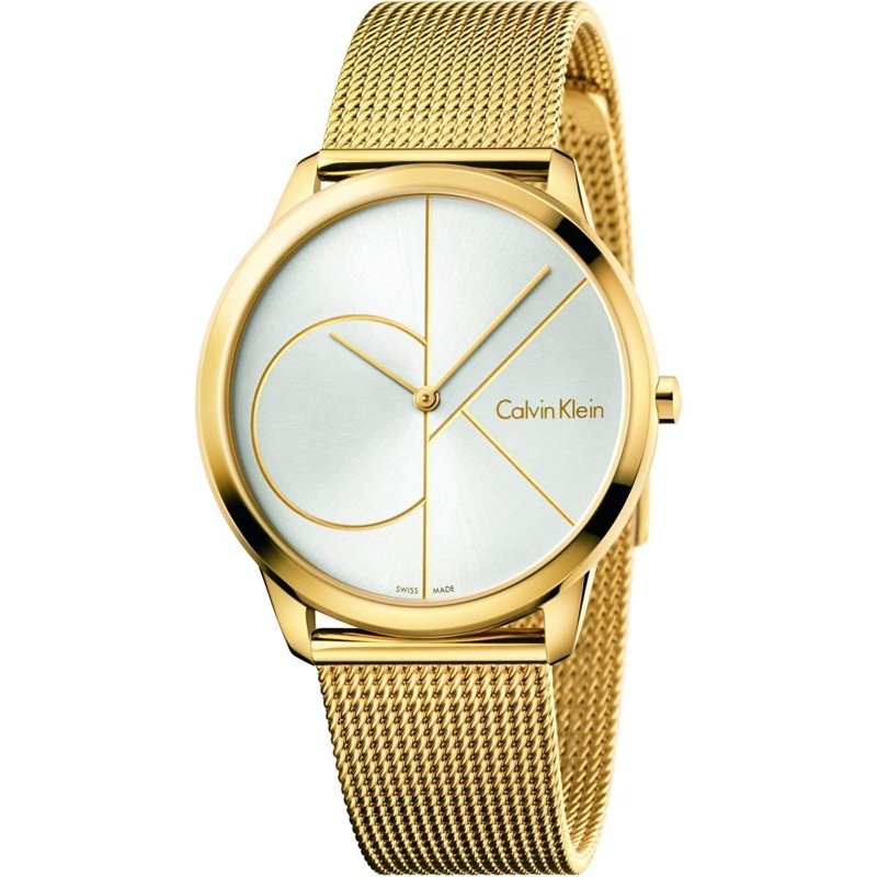 Calvin Klein Homme Analogique Quartz Montre avec Bracelet en Acier Inoxydable K3M21526