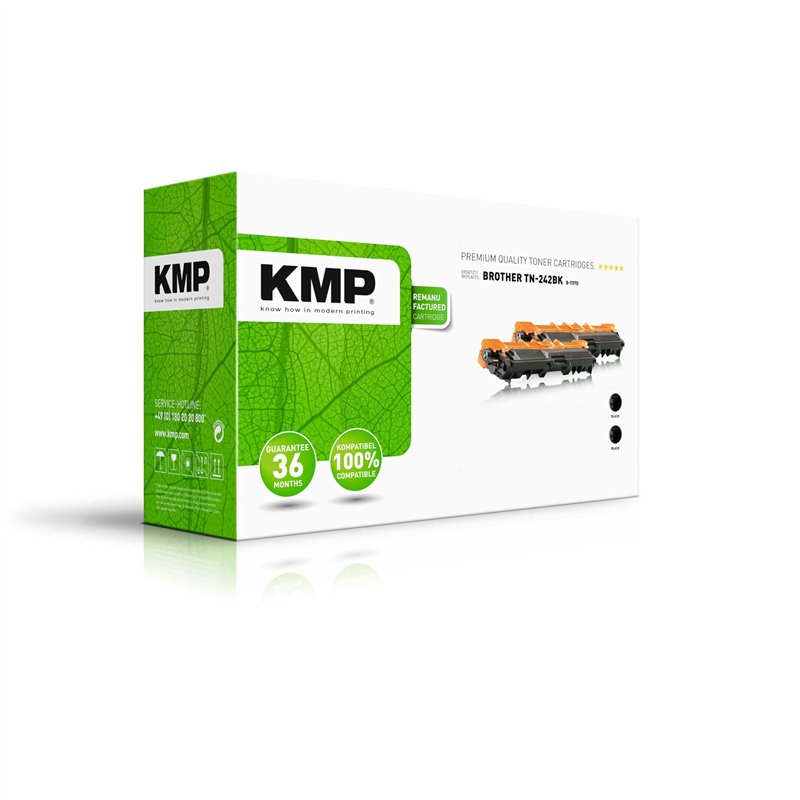 KMP B-T57D Cartouche laser 2500pages Noir - Cartouches de toner (Cartouche laser, 2500 pages, Noir, 2 pièce(s))