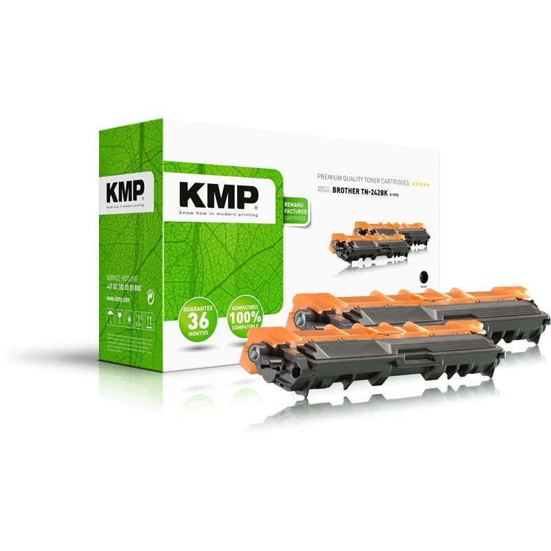 Image secondaire de KMP B-T57D Cartouche laser 2500pages Noir - Cartouches de toner (Cartouche laser, 2500 pages, Noir, 2 pièce(s))