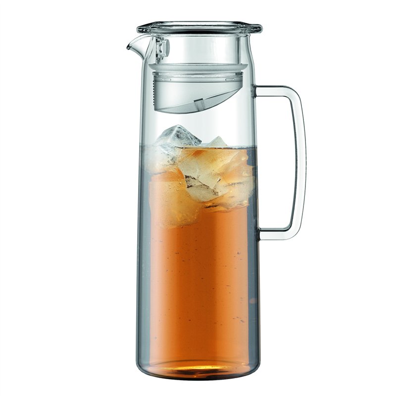 Image secondaire de Bodum - 11575-10S - Biasca - Pichet Infuseur avec Couvercle Filtrant - Verre Transparent