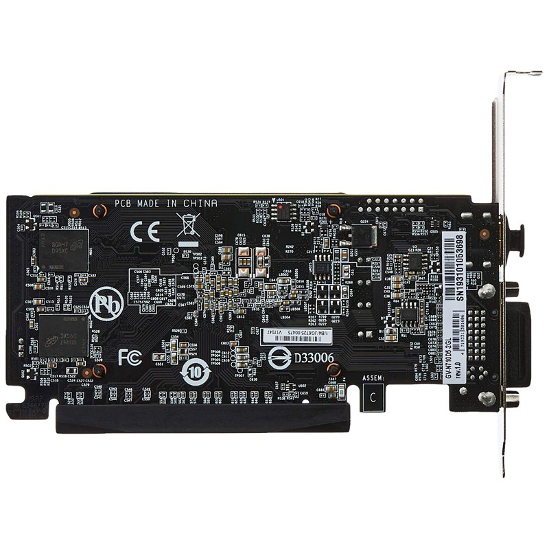 Image secondaire de Gigabyte GVN710D52GL GeForce GT 710 2Go GDDR5 Carte Graphique Cartes Graphiques (GeForce GT 710, 2 Go, GDDR5, 64 bit, 4096 x 216