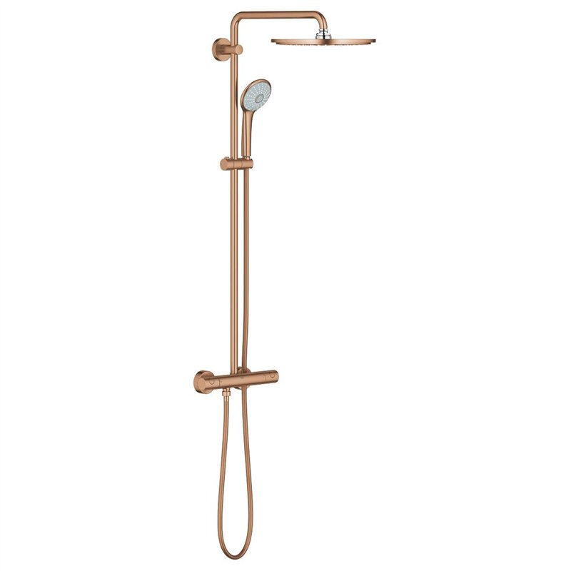 GROHE Euphoria – 310 Shower System THM Brushed Warm Sunset