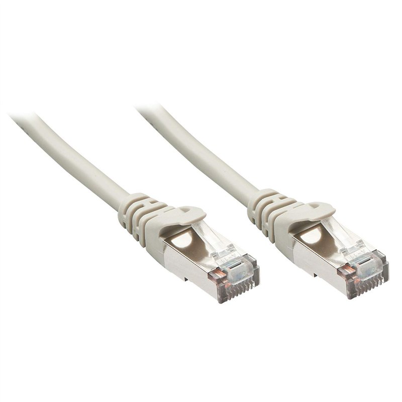 Image secondaire de Lindy 48338 câble de réseau 3 m Cat5e F/UTP (FTP) Gris - Câbles de réseau (3 m, Cat5e, F/UTP (FTP), RJ-45, RJ-45, Gris)