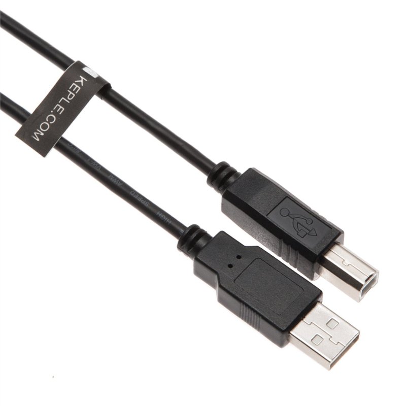 USB-B-Kabel für DJ-Midi-Controller, Tastaturen, Sampler, Effektpads, Synthesizer von Numark, Pioneer, Native Instruments, Trakto