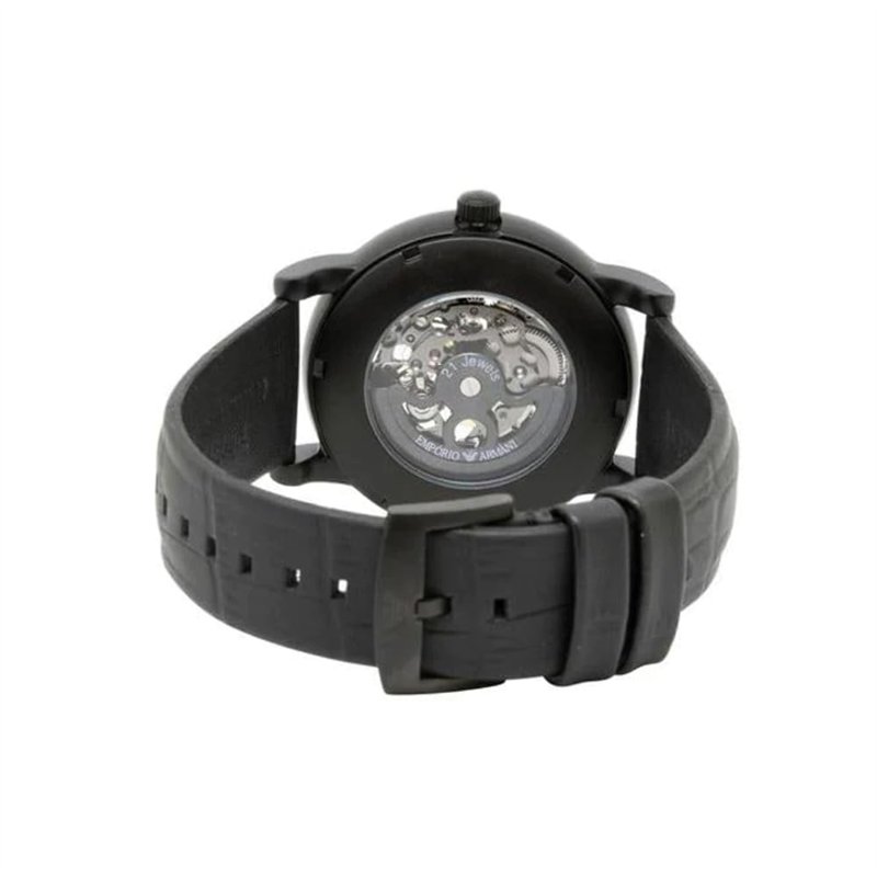 Image secondaire de Emporio Armani Homme Analogique Quartz Montre avec Bracelet en Cuir AR60008