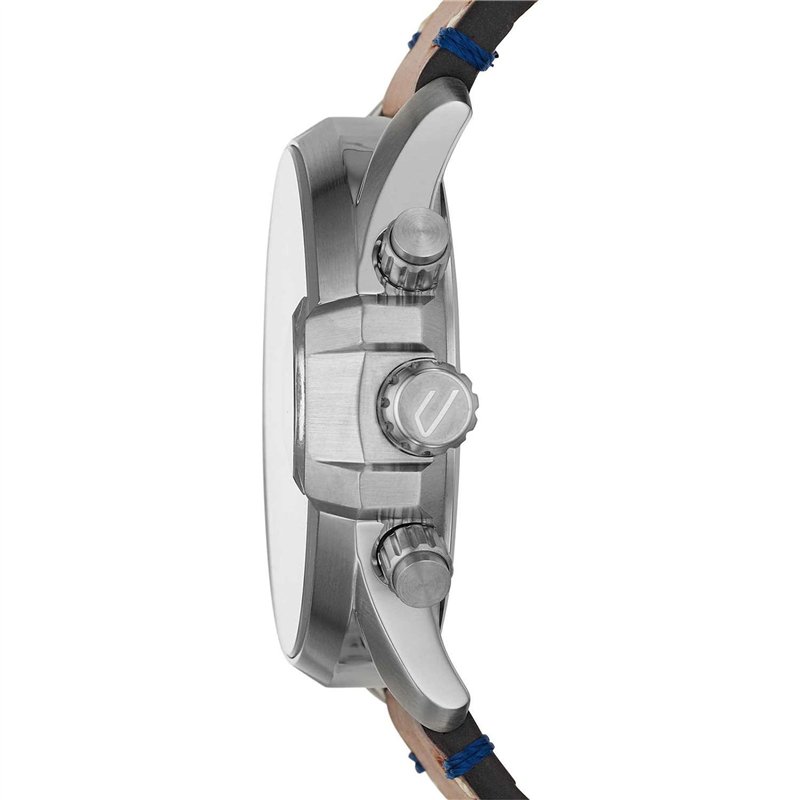Image secondaire de Diesel Homme Chronographe Quartz Montre avec Bracelet en Cuir DZ4470