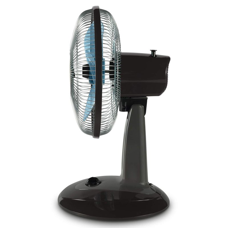 Image secondaire de Rowenta VU1930F0 Ventilateur de Table Classic Compact 30 cm Oscillation 3 Vitesses 45W Ventilation Bureau Noir