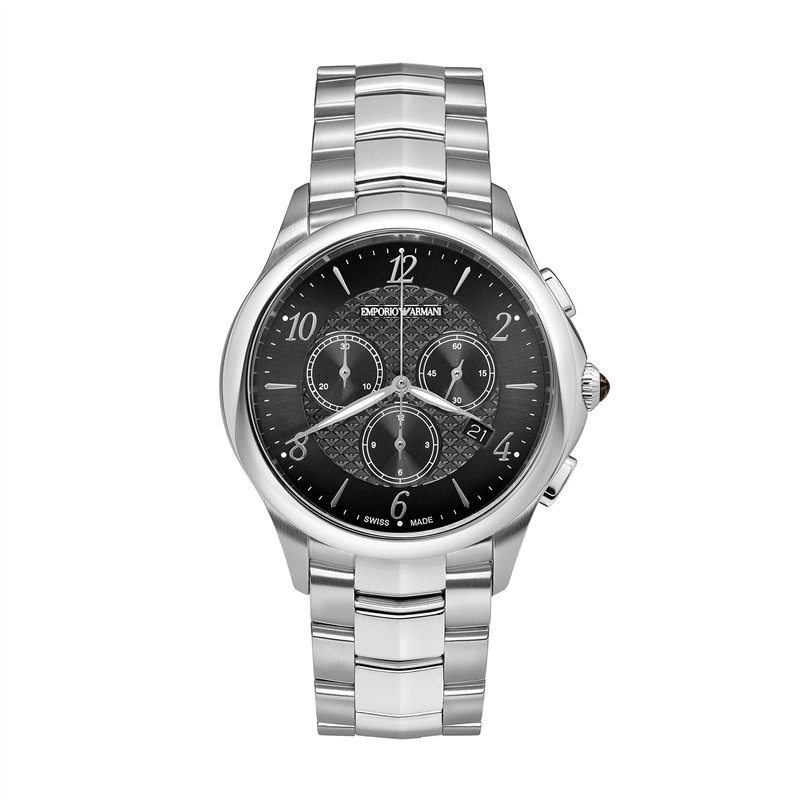 Emporio Armani Homme Chronographe Quartz Montre avec Bracelet en Acier Inoxydable ARS8700