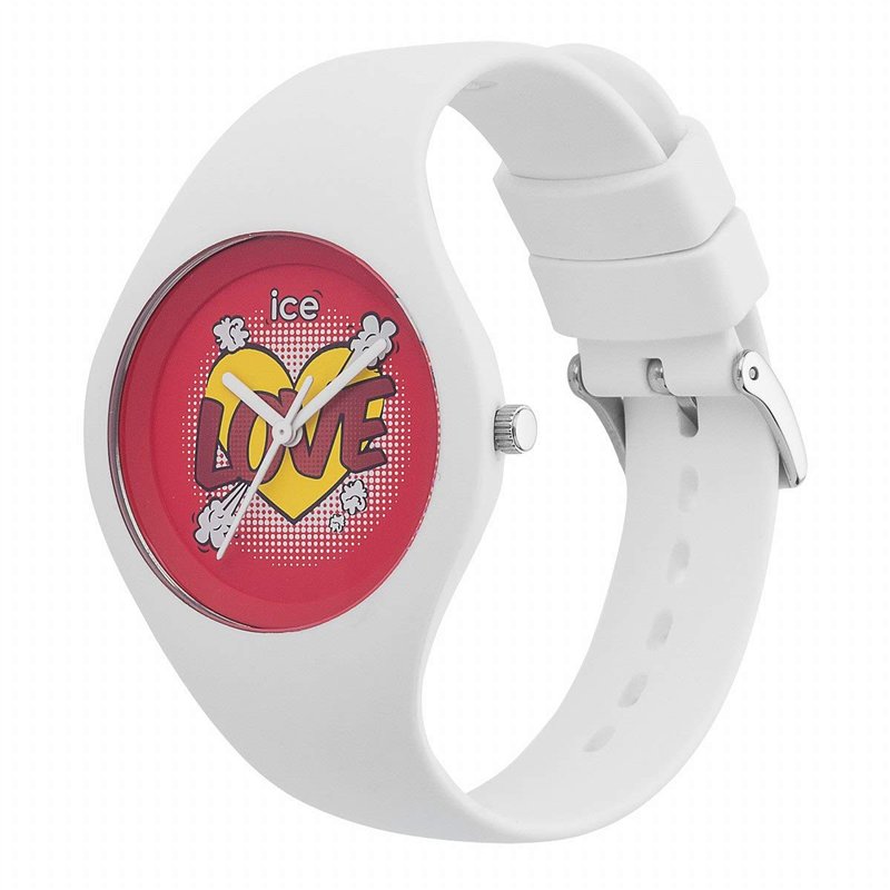 Image secondaire de Ice-Watch - ICE love Heart - Montre blanche pour femme avec bracelet en silicone - 015267 (Small)