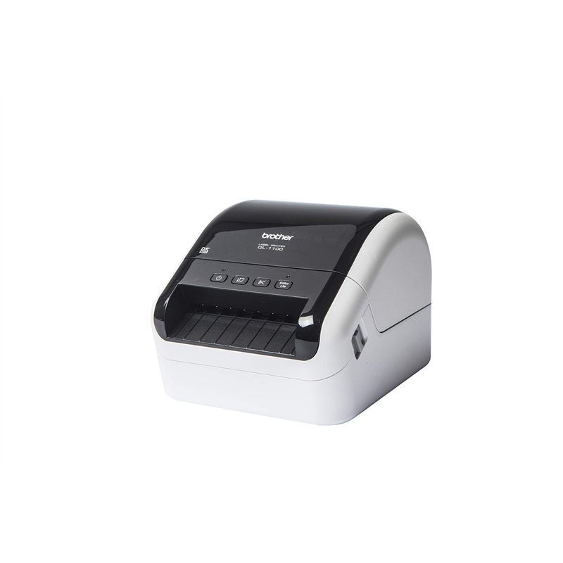 Image secondaire de Brother QL-1100 Imprimante d'Étiquettes Industrielle - Grands Formats - Inclus 1 Rouleau DK11247 et 1 Rouleau DK22205