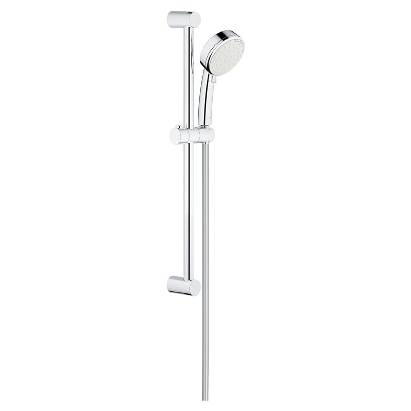 GROHE Tempesta Cosmopolitan 100 Ensemble barre de douche 2 jets Chromé 26076002