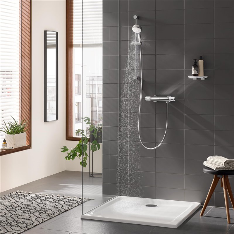 Image secondaire de GROHE Tempesta Cosmopolitan 100 Ensemble barre de douche 2 jets Chromé 26076002