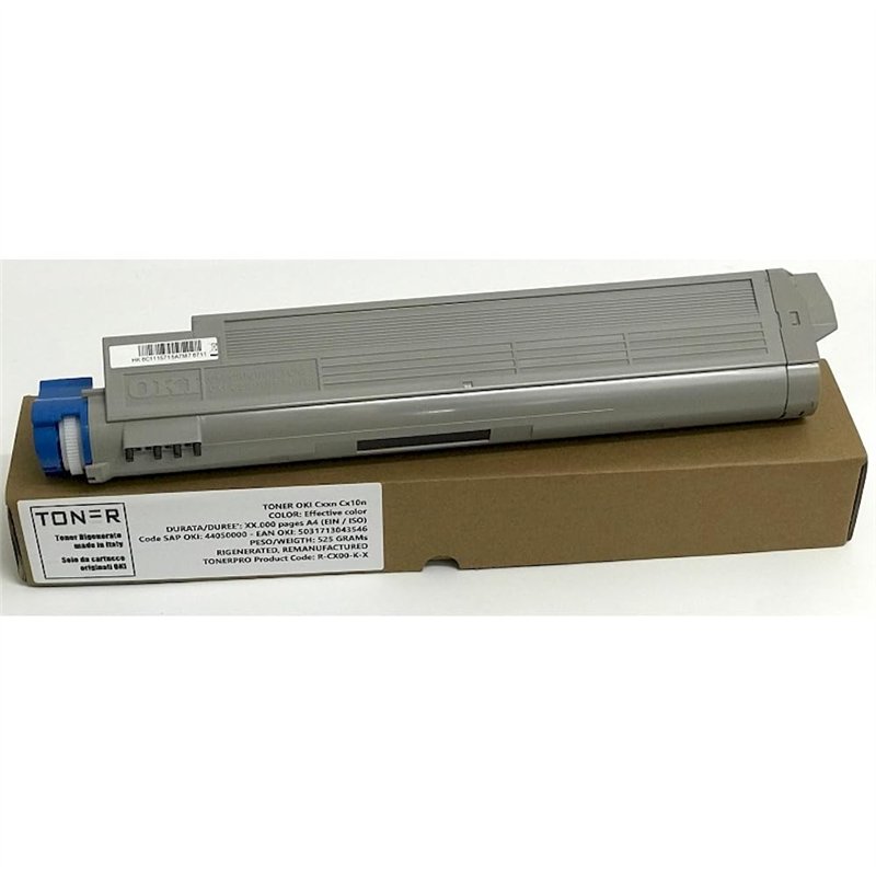 Toner OKI 43837106 pour ES3640a3 ES3640pro ES 3640 X a3 Pro MFP - Magenta - 16.500 Pages - Régénéré Made in Italy
