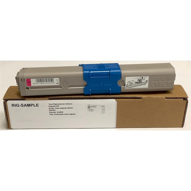 Toner OKI 44469705 pour C310 dn C330 C331 C510 C511 C530 C531 MC351 MC352 MC361 MC362 MC561 MC562 dnw - Magenta - 2.000 Pages -
