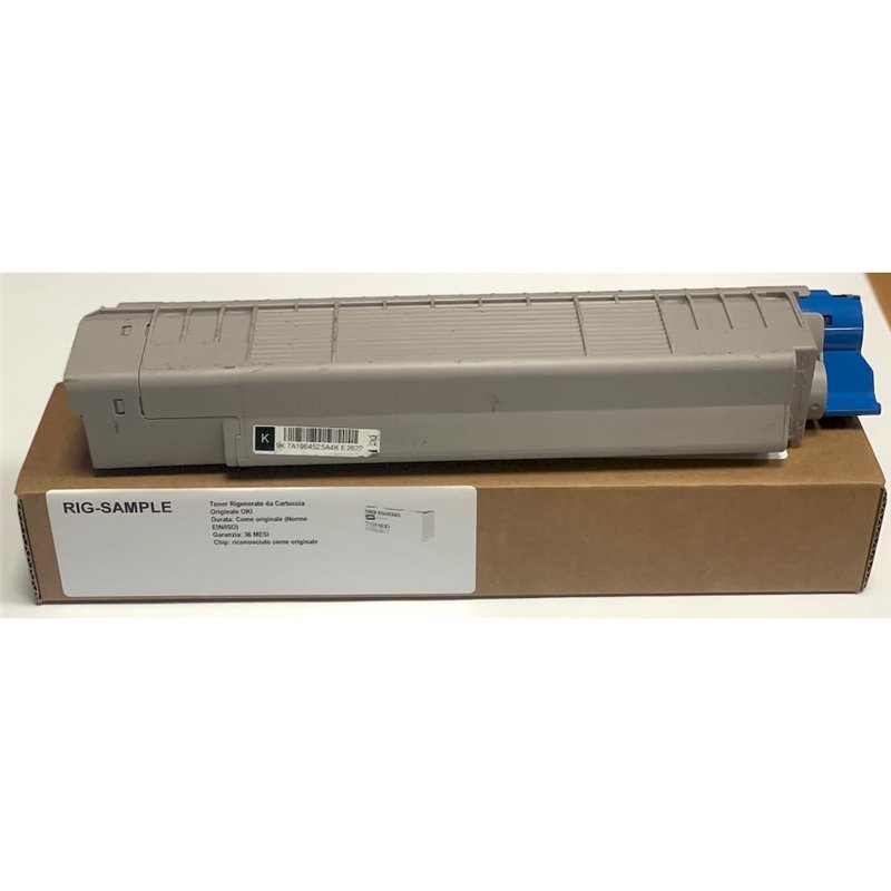 Toner OKI 44059232 pour ES8460n ES 8460 dn cdxn CDN cdtn - Noir - 9.000 Pages - Régénéré Made in Italy