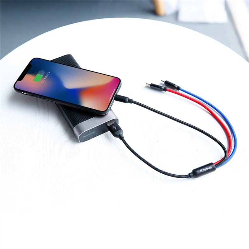 Image secondaire de Baseus Câble de charge USB CAMLT-ASY01 Aluminium, Nylon