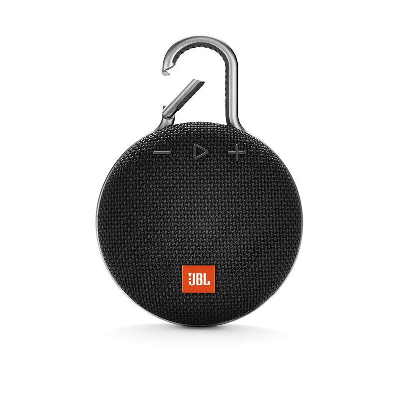 JBL Clip 3 – Enceinte Bluetooth Portable avec Mousqueton – Étanchéité IPX7 – Autonomie 10hrs – Qualité Audio Noir