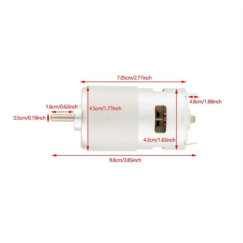 Image secondaire de 12V 16000 RPM Moteur Electrique Portable Outils Onduleurs d'alimentation du Générateur
