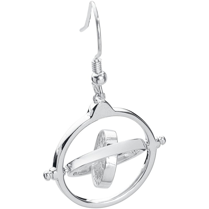 Image secondaire de Harry Potter Zeitumkehrer (Time Turner) Femme Boucles d'oreilles couleur argent Argent Sterling