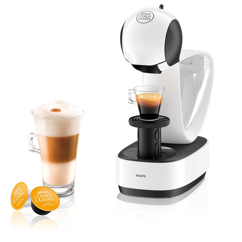 Krups Nescafé Dolce Gusto Machine à café capsules, Pression 15 bars, Multi-boissons froides ou chaudes, Grand Réservoir amovible