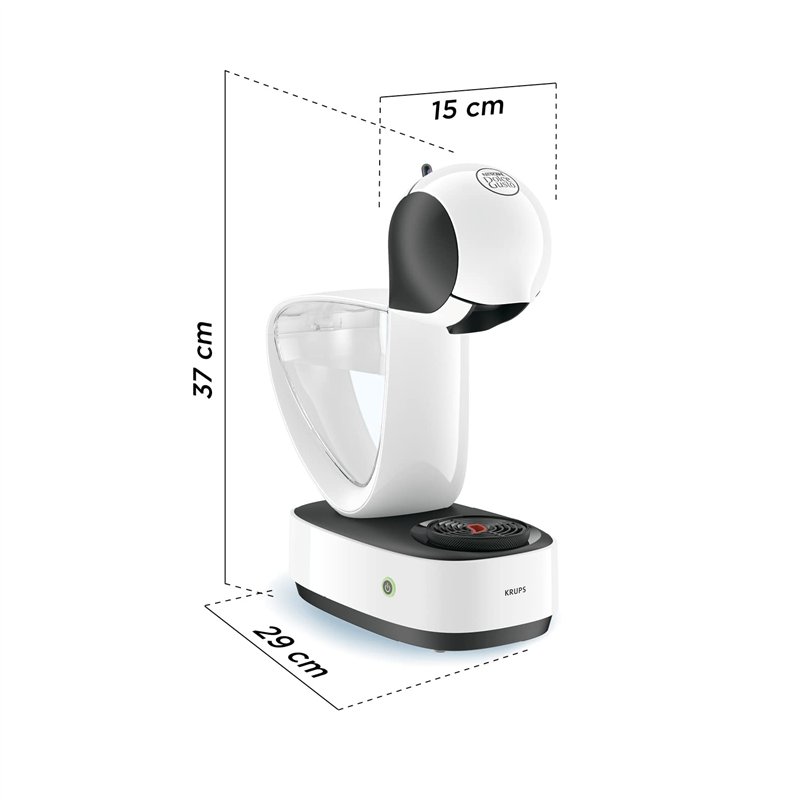 Image secondaire de Krups Nescafé Dolce Gusto Machine à café capsules, Pression 15 bars, Multi-boissons froides ou chaudes, Grand Réservoir amovible