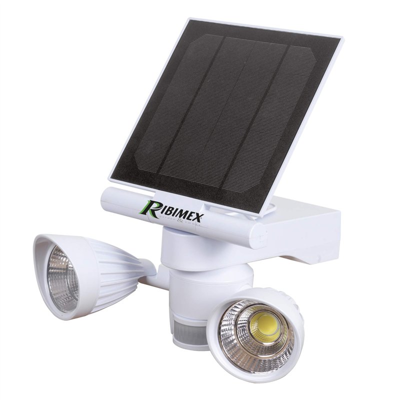 RIBIMEX PRSPOTSOL5X2 Projecteur LED 2 x 5W solaire