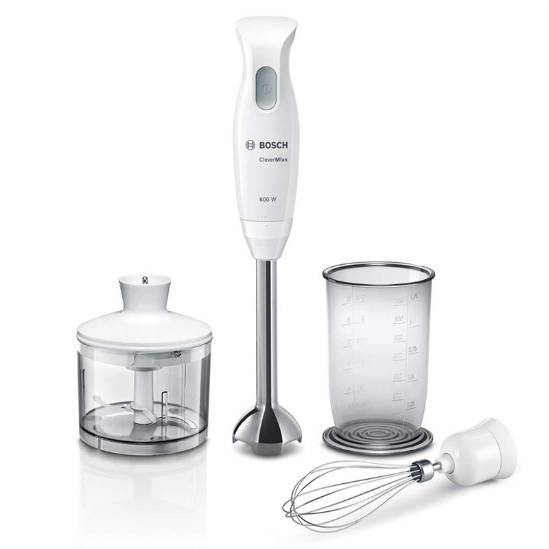 Bosch MSM2610B CleverMixx Mixeur à main à 4 lames Noir/gris 600 W blanc