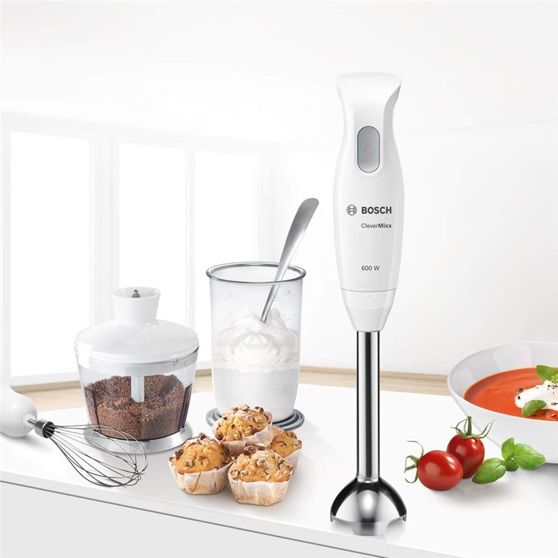 Image secondaire de Bosch MSM2610B CleverMixx Mixeur à main à 4 lames Noir/gris 600 W blanc