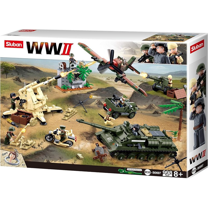 Sluban-M38-B0697 Jeux de Construction, M38-B0697, Multi Colour