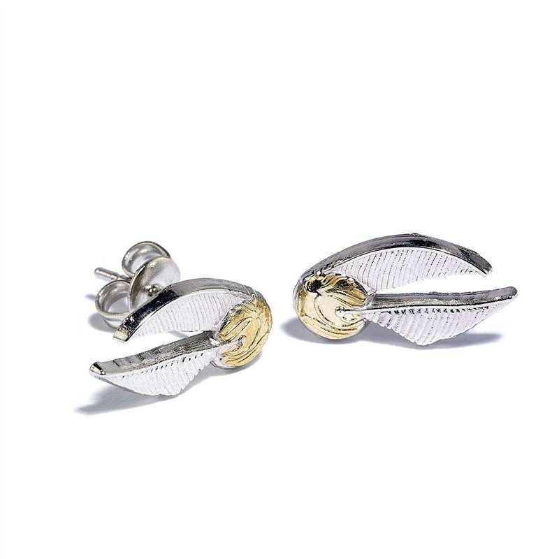 Harry Potter Vif D'or Femme Set de boucles d'oreilles couleur argent Alliage Zinc
