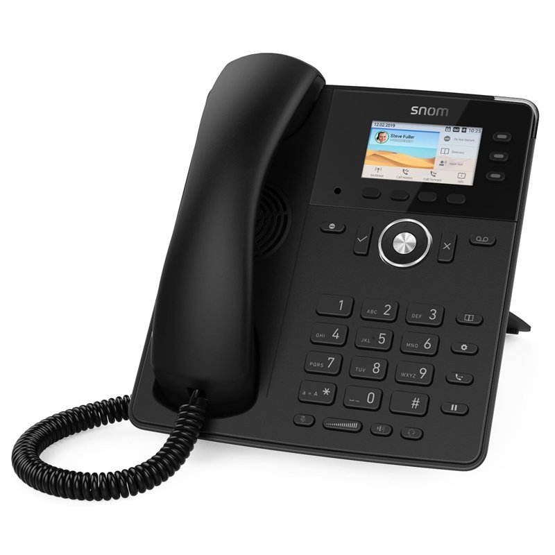 Image secondaire de Snom D717 Téléphone Fixe sans Fil - Écran Couleur TFT 2,7-3 Touches Programmables - Port USB - Capteur Luminosité - Disponible en Noir