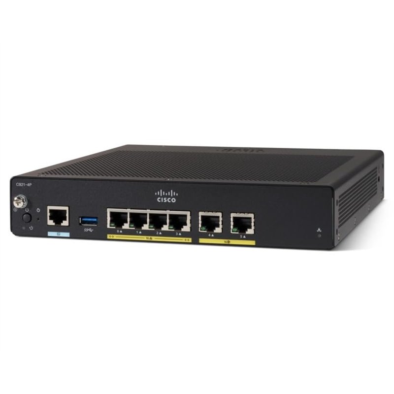 Image secondaire de Cisco C927-4P Routeur connecté Gigabit Ethernet Noir