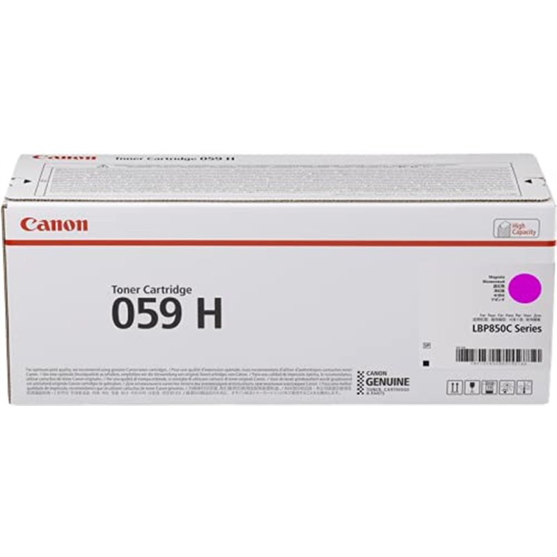 Image secondaire de Canon Cartridge 059 H M TONER Magenta (Emballage carton)