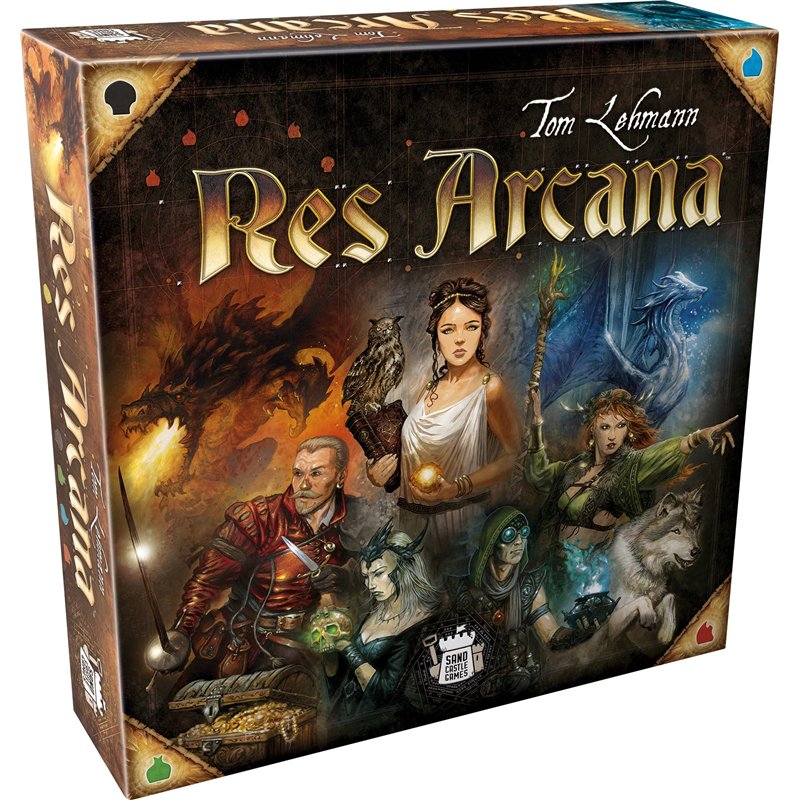 Asmodee - RES ARCANA - Jeu de Cartes Stratégique Dès 12 Ans - As d'Or Expert 2020 - Univers Fantasy - Optimisation & Gestion de