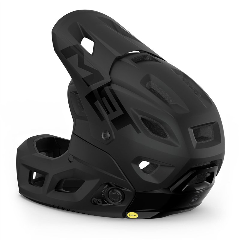 Image secondaire de MET Casco Parachute MCR MIPS Neg.m 56-58 Casque de Cyclisme Unisexe pour Adulte Mixte, Noir